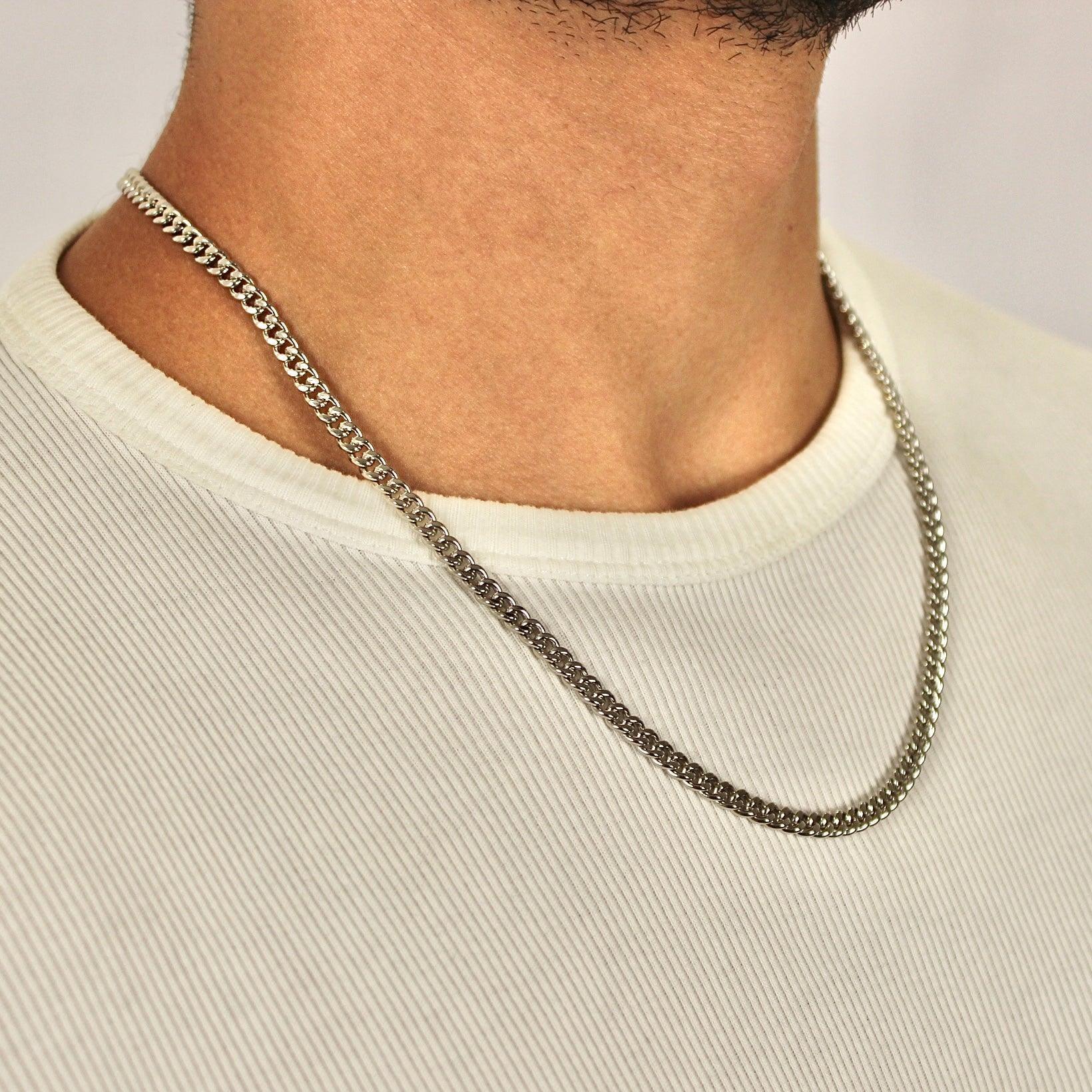 5mm Cuban Link Chain (Sterling Silver) – Lencia Morgan