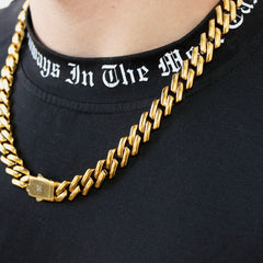 12mm Rhombus Cuban Chain