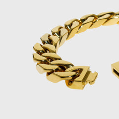 12mm Miami Cuban Bracelet (Yellow Gold) - Lencia & Morgan