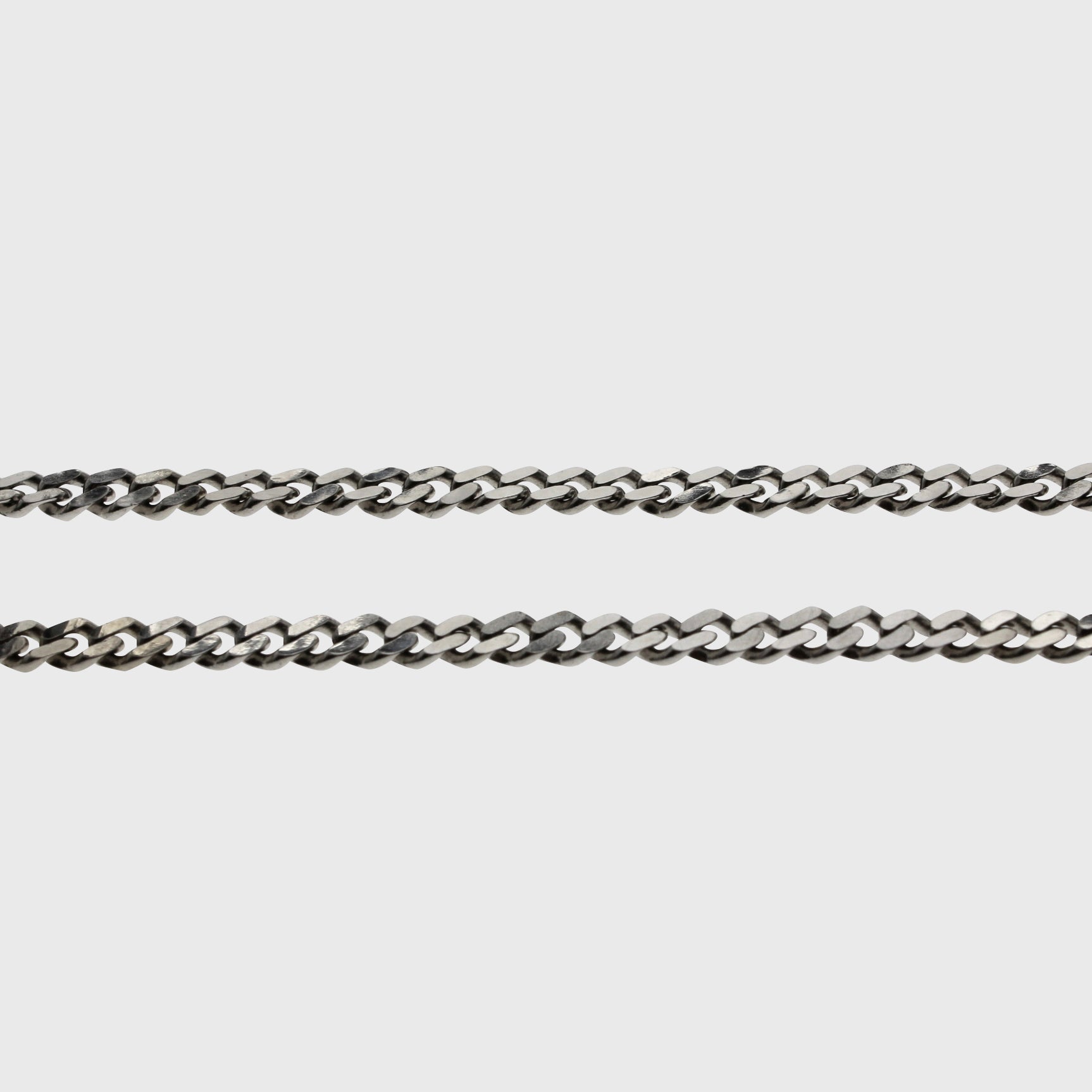 3mm Cuban Link Chain (Sterling Silver) - Lencia & Morgan