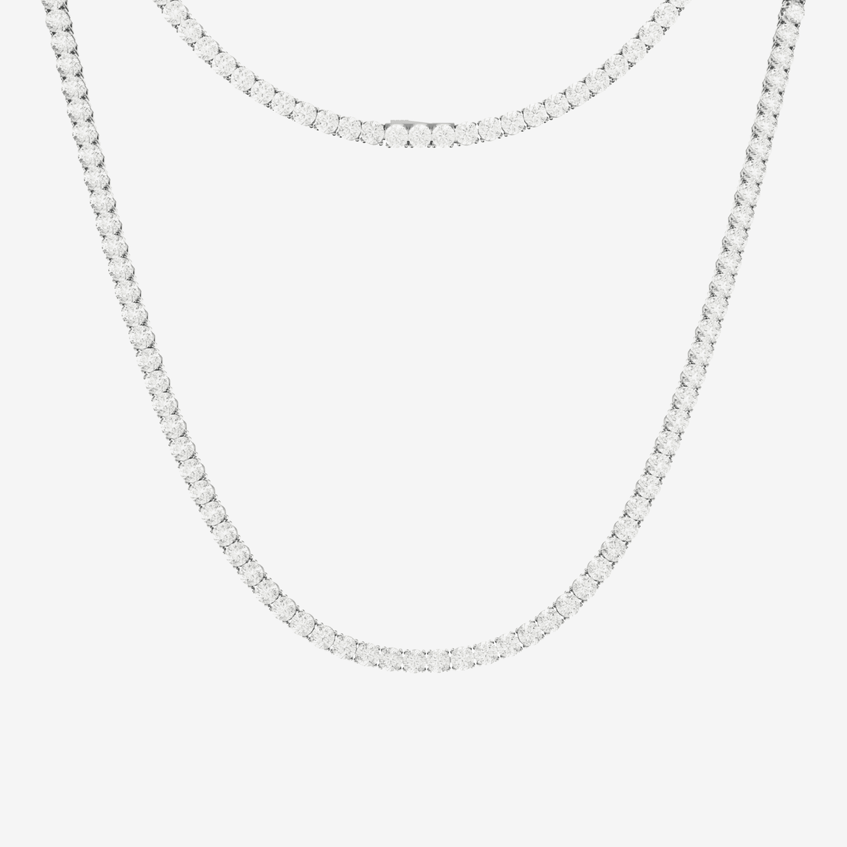 4mm Moissanite Tennis Necklace - Lencia & Morgan