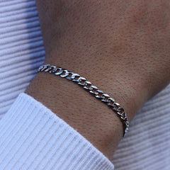 5mm Sterling Silver Curb Bracelet