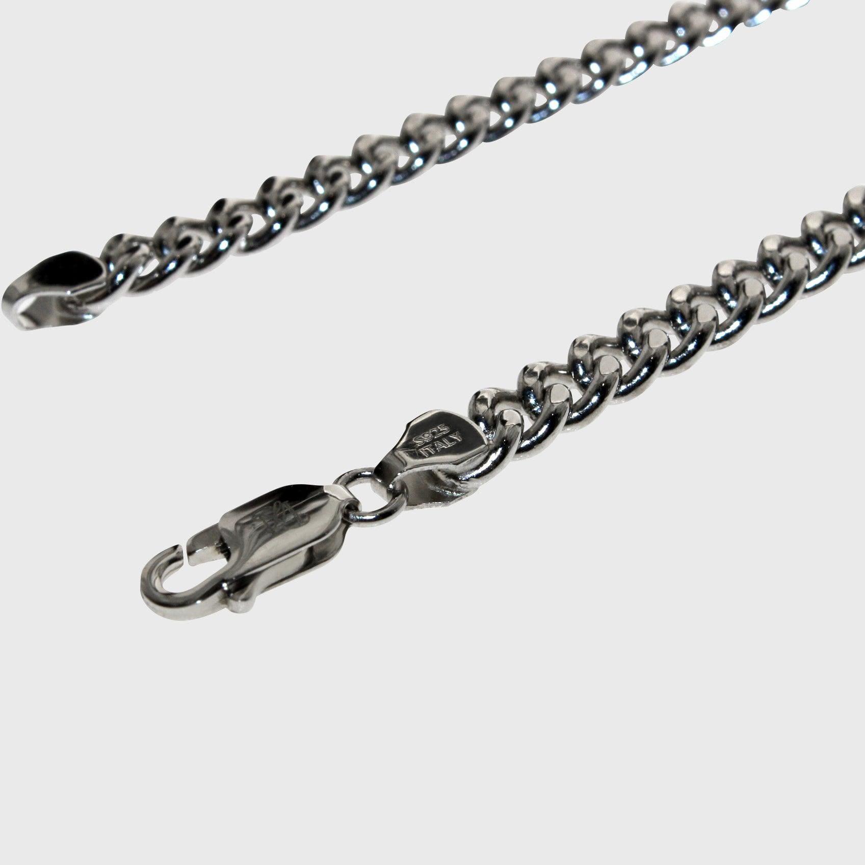 5mm Cuban Link Chain (Sterling Silver) – Lencia Morgan