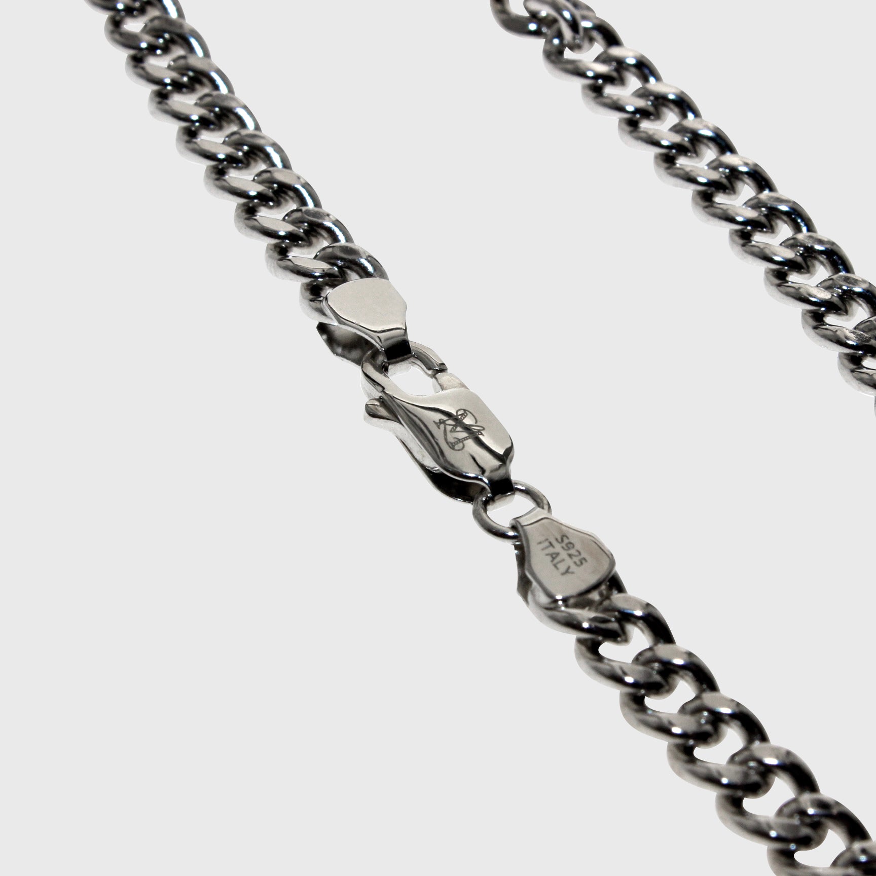 5mm Cuban Link Chain (Sterling Silver)