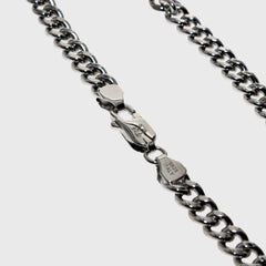 5mm Cuban Link Chain (Sterling Silver) - Lencia & Morgan