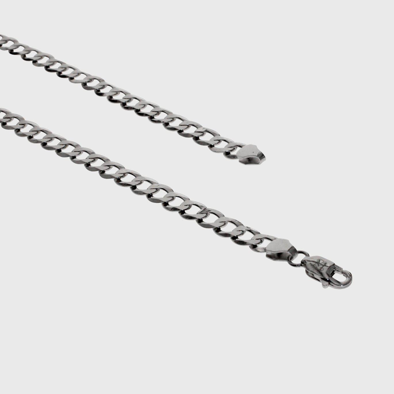 5mm Sterling Silver Curb Cuban Chain - Lencia & Morgan