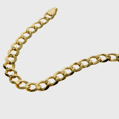 5mm Yellow Gold Curb Bracelet - Lencia & Morgan