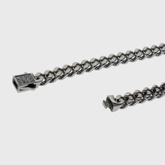 6mm Cuban Link Chain (CZ clasp) - Lencia & Morgan