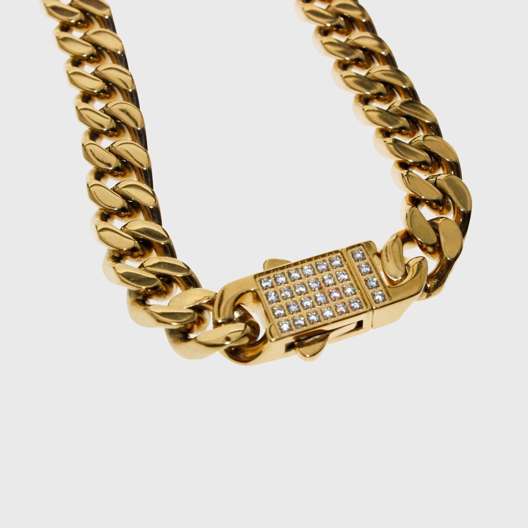 10mm Cuban Link Chain (Yellow Gold) - Lencia & Morgan