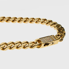 10mm Cuban Link Chain (Yellow Gold) - Lencia & Morgan