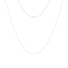 1mm Sterling Silver Twisted Link Rope Chain - Lencia & Morgan