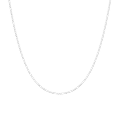 3mm Figaro Chain (Sterling Silver) - Lencia & Morgan