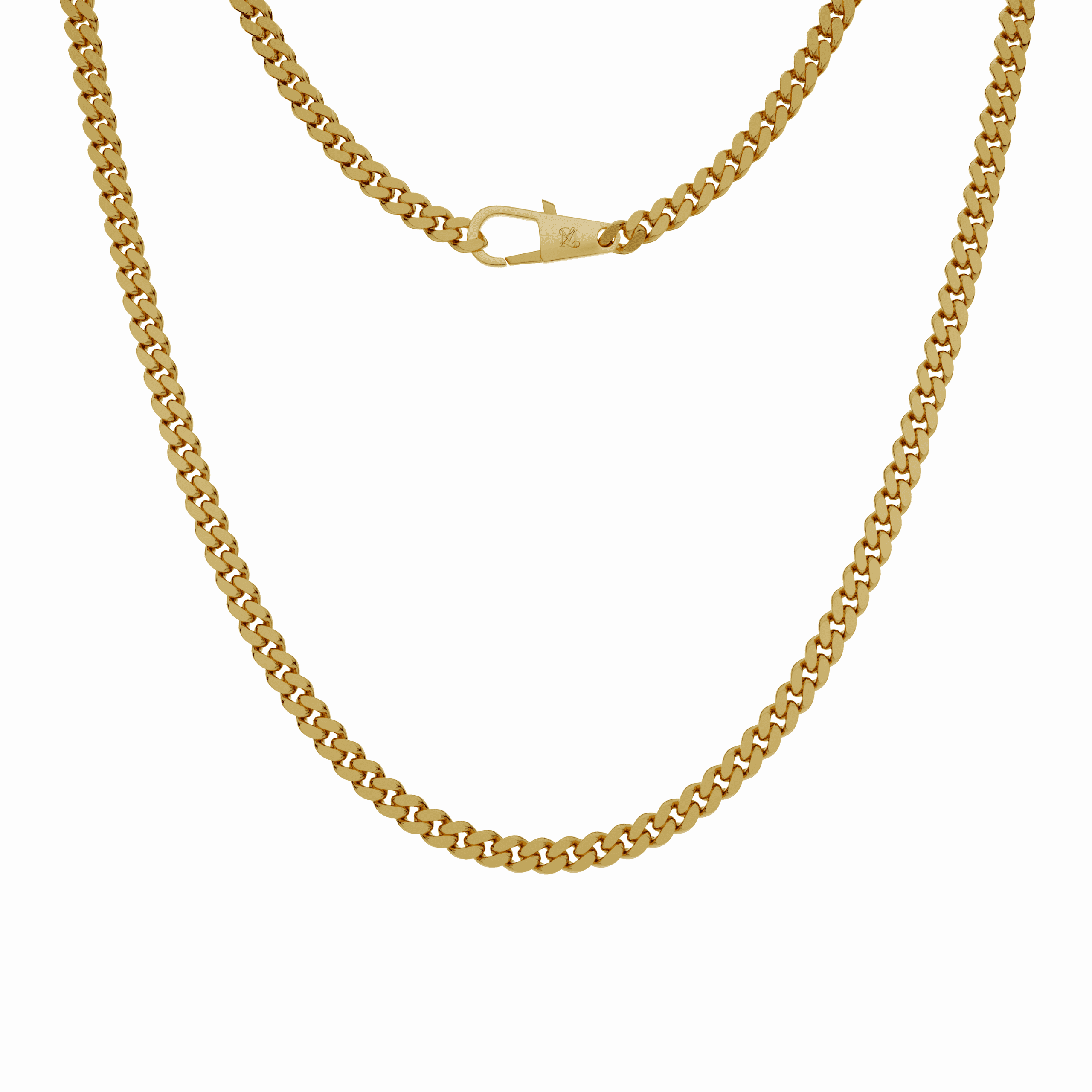 18kt gold deals cuban link chain