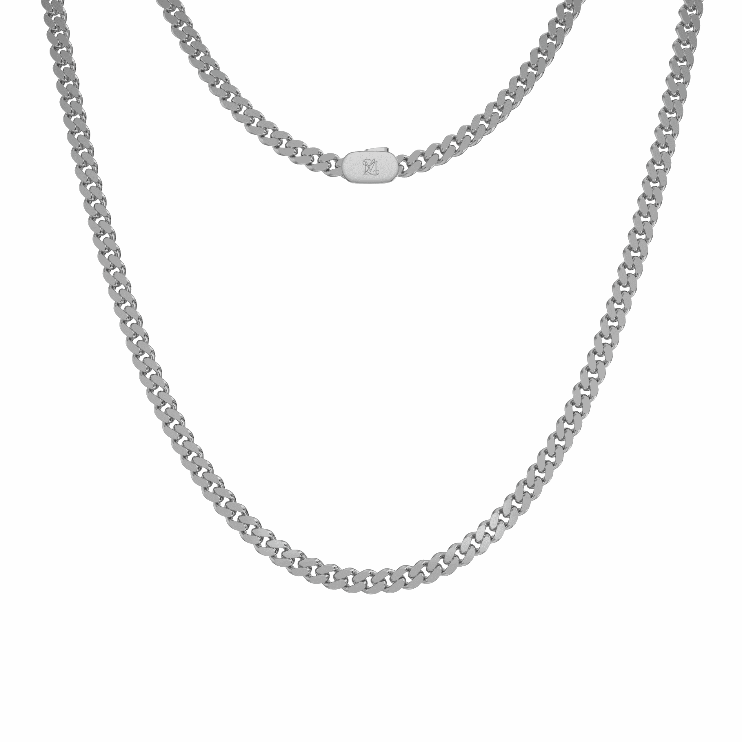 Stainless Steel Cuban Link Chain 6mm Lencia Morgan